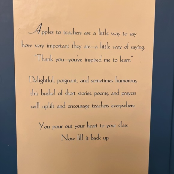 New, “ Apples for a Teacher” book - Picture 7 of 7